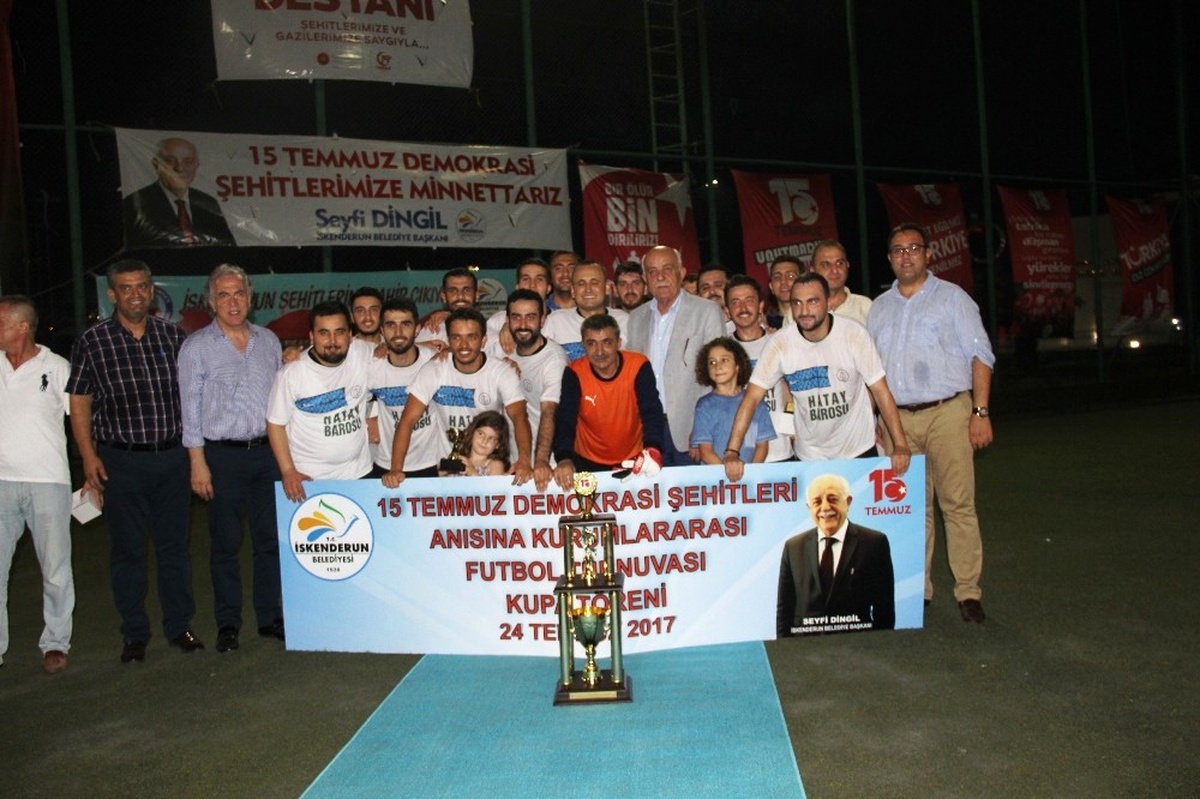 İskenderun\'da 15 Temmuz Şehitleri Futbol Turnuvası