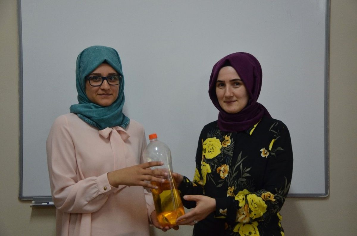 Kartepe\'de Bitkisel Atık Yağlar Toplanıyor