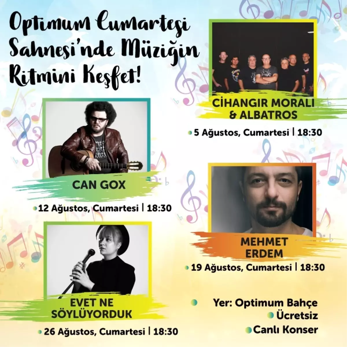 Mehmet Erdem, İzmir Optimum\'da Sevenleriyle Buluşacak