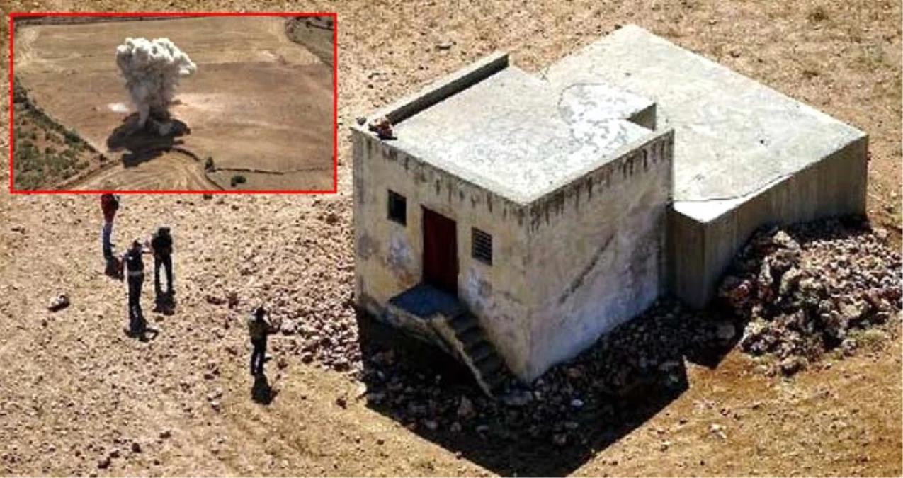 PKK\'dan Su Deposuna Hain Tuzak! 420 Kilo Patlayıcı İmha Edilip, Drone ile Görüntülendi