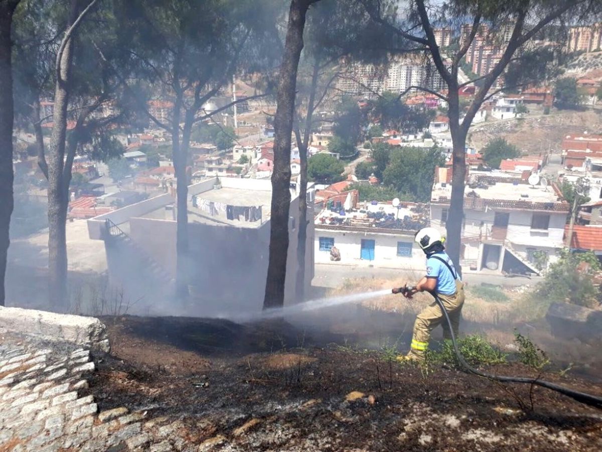 Yangına Anında Müdahale Edildi