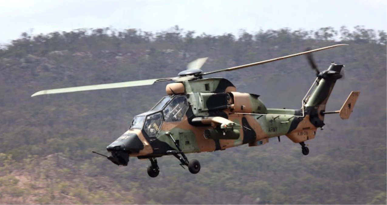 Alman Ordusuna Ait Askeri Helikopter Düştü