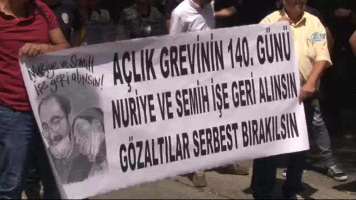 Başkent\'te Gülmen ve Özakça Eyleminde 1 Kişi Gözaltına Alındı