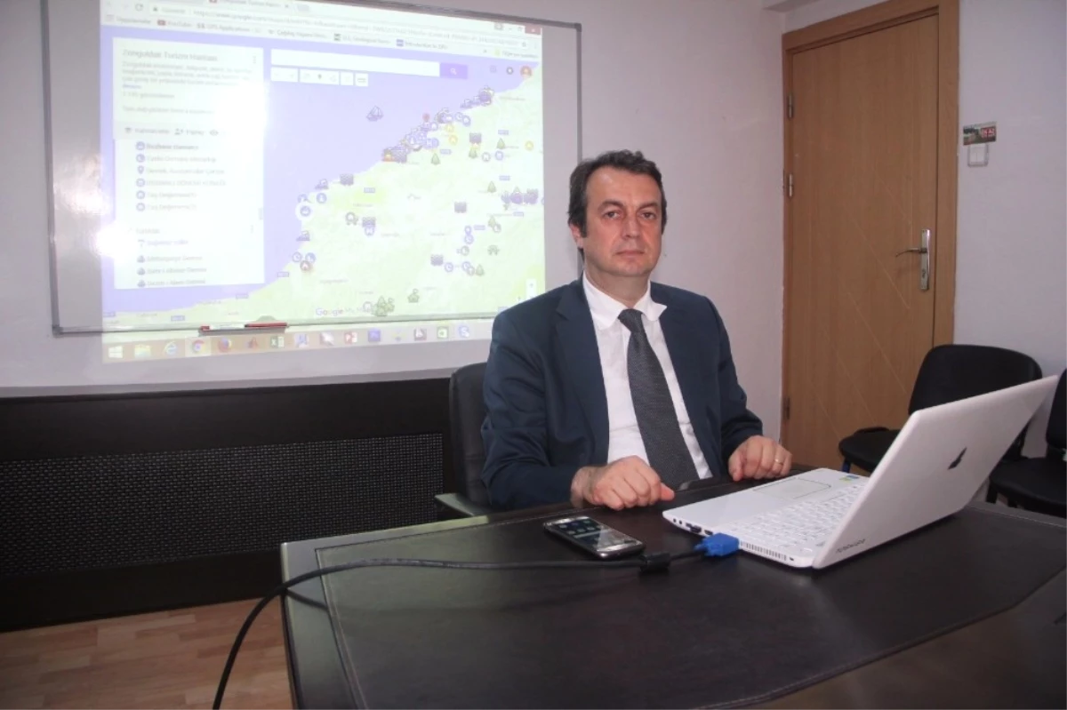 Beü Geomatik Öğrencilerinden Zonguldak\'ın Turizm Haritası Çıkarıldı