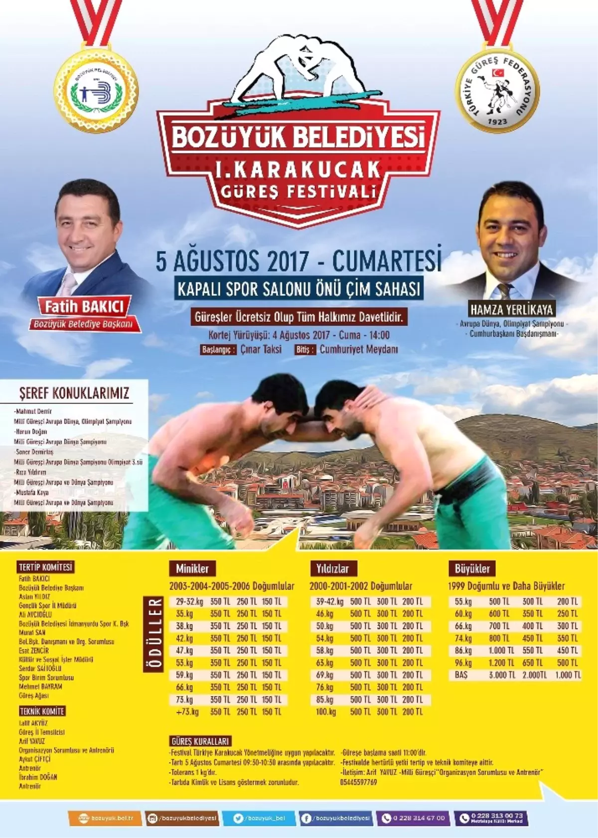 Bozüyük\'te İlk Kez Güreş Festivali Düzenlenecek