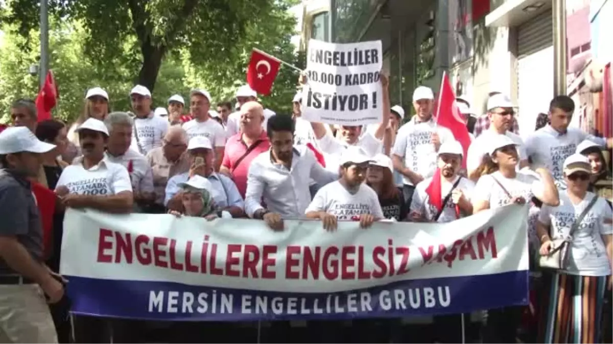 Engellilerden "Kamuya Atamaların Artırılması" Talebi