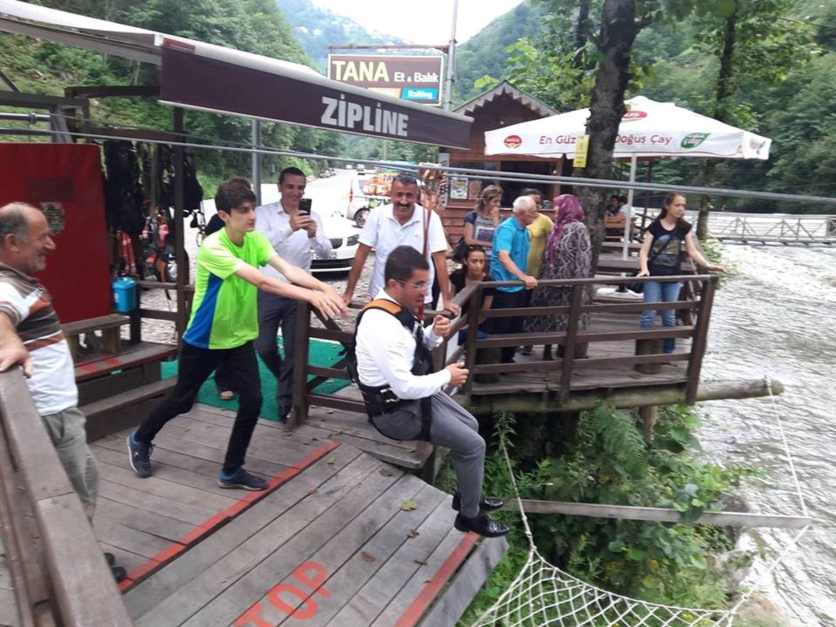 Fırtına Vadisinde Zipline Keyfi