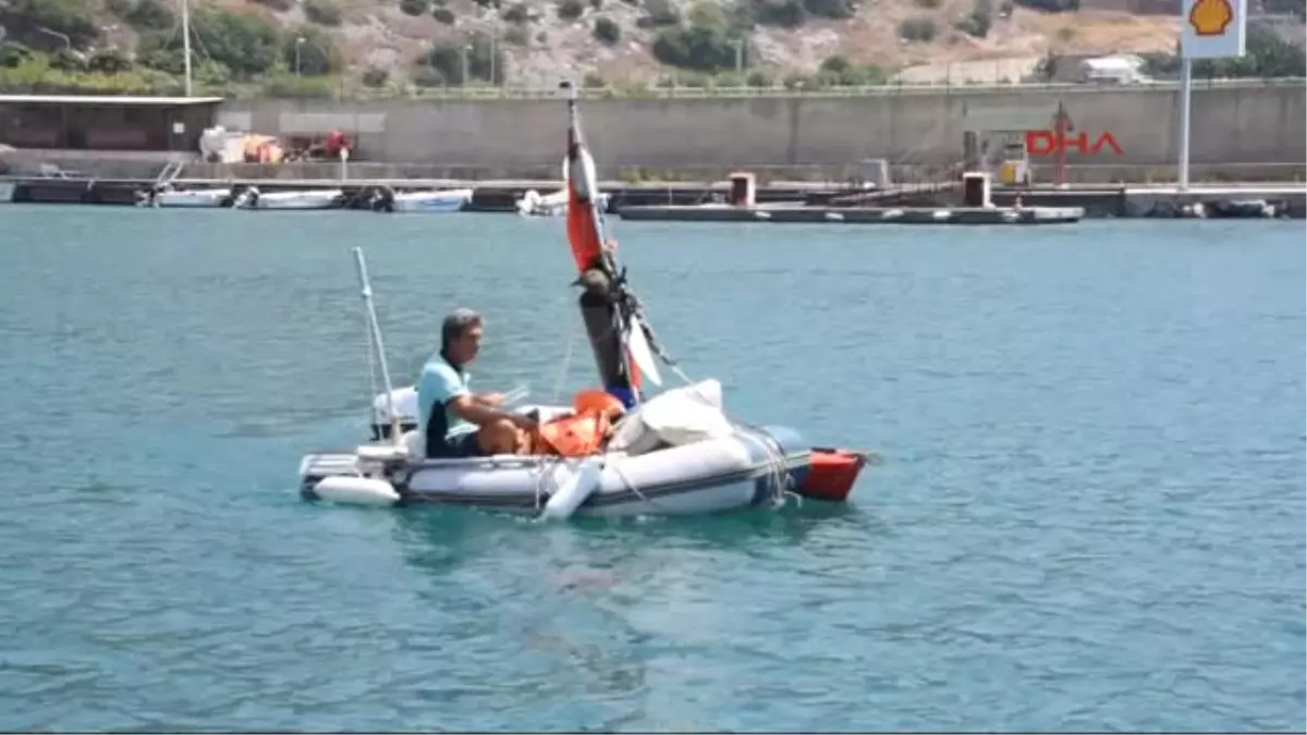 Antalya- Botla Deniz Yolculuğuna Çıkan Maceracıya Denizde Doktor Kontrolü