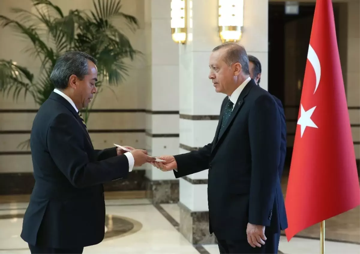 Cumhurbaşkanı Erdoğan\'ın Güven Mektuplarını Kabulü