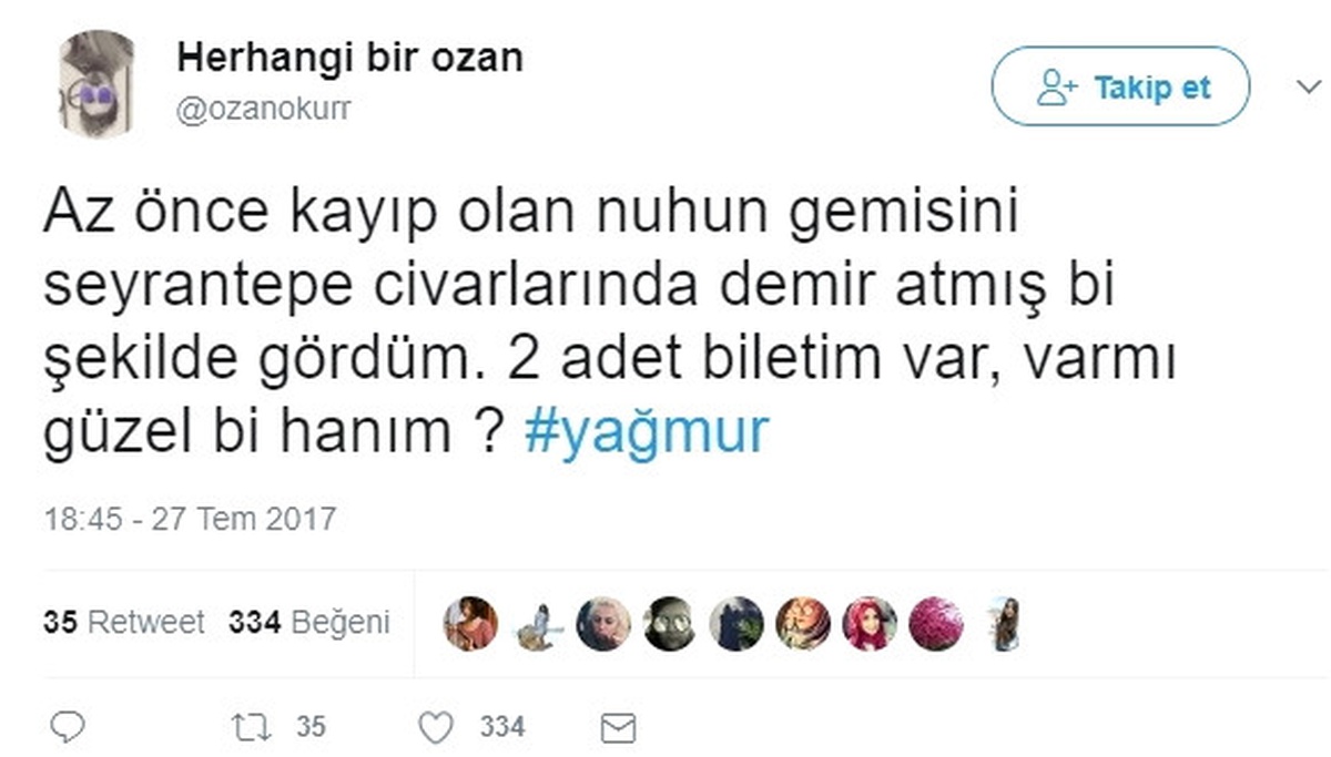 İstanbul Yağmuru İçin Atılan En Komik Tweet\'ler!