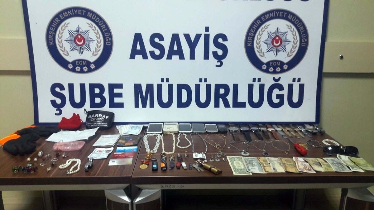 Kırşehir Polisi Hırsızlık Çetesini Çökertti