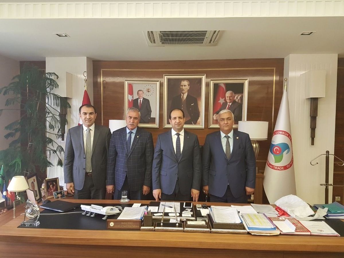 Oda Başkanlarından Bakan Yardımcısı Çiftci\'ye Ziyaret