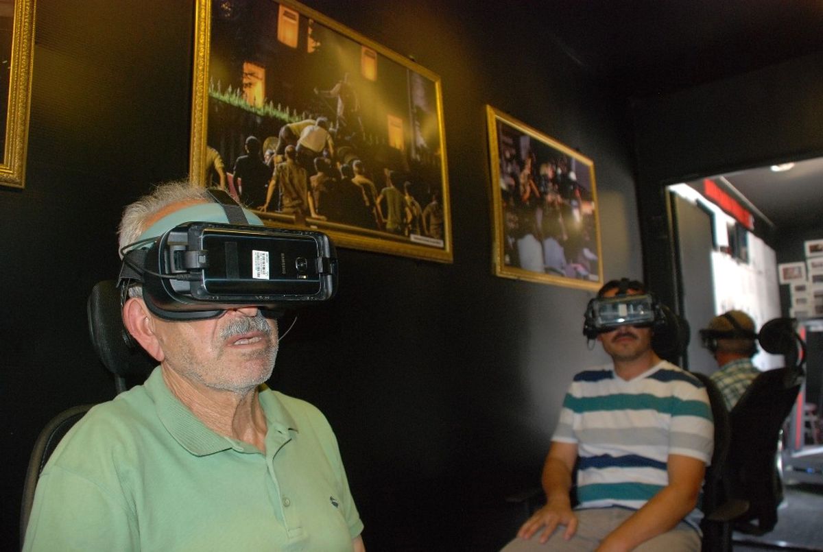 360 Derece Sanal Gerçeklik Darbe Tırı Tokat\'ta
