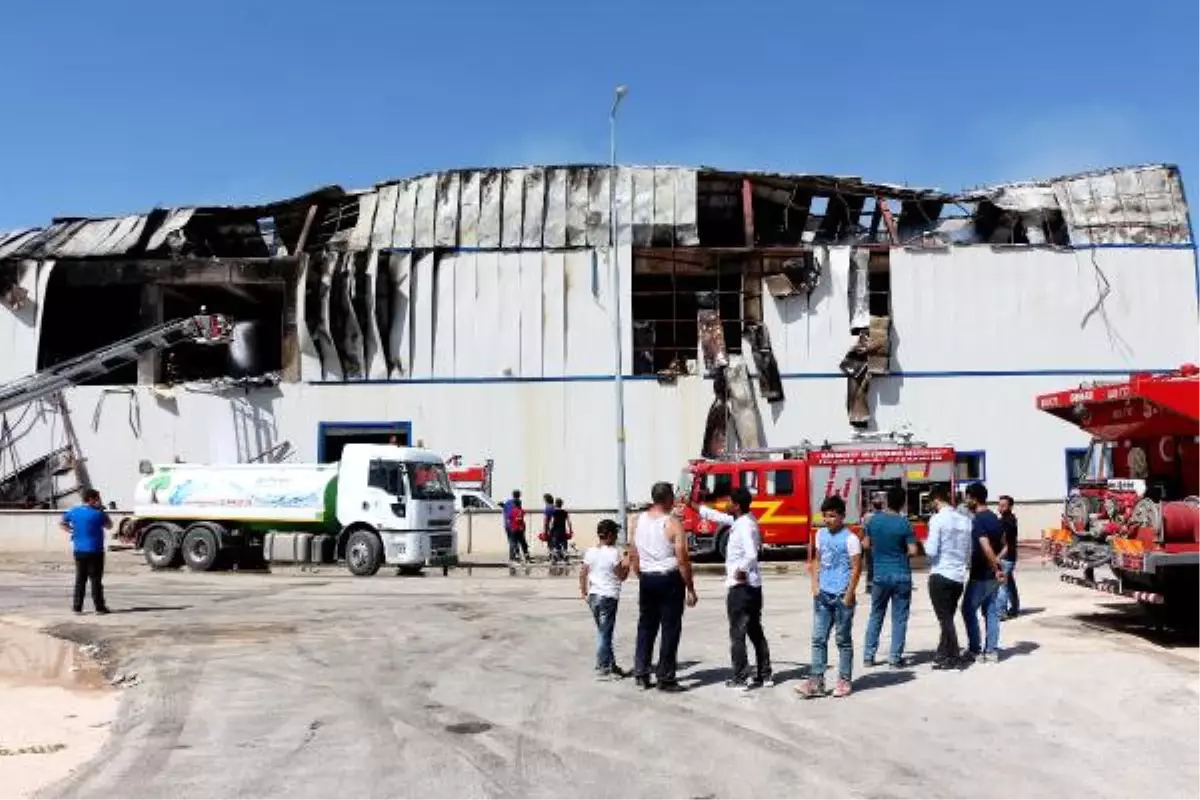 Gaziantep\'te Fabrika Yangını (3)