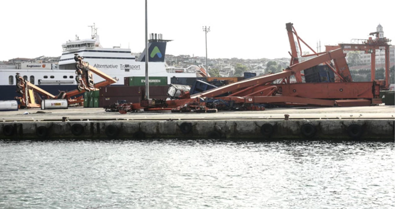 Haydarpaşa Limanı\'ndaki Zarar Gün Işıdığında Ortaya Çıktı