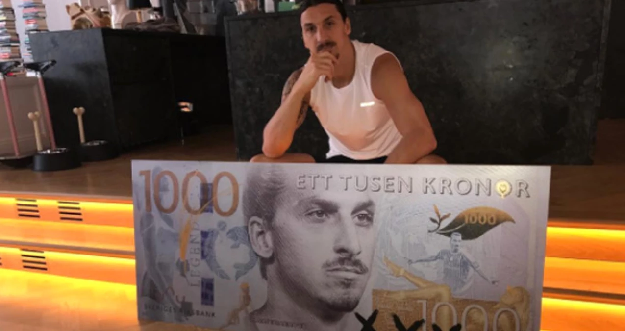 İsveç 1000 Kronluk Banknota Ibrahimovic\'in Fotoğrafını Koydu