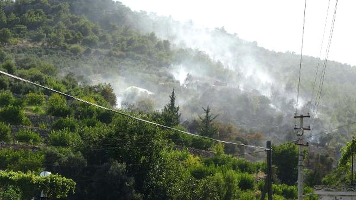 Silifke\'de 10 Dönüm Orman Yandı