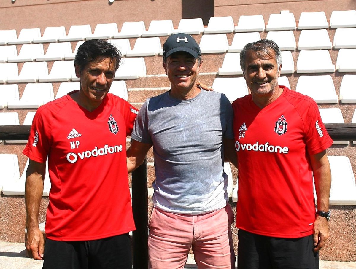 Beşiktaş\'ta İki Efsane Bir Araya Geldi