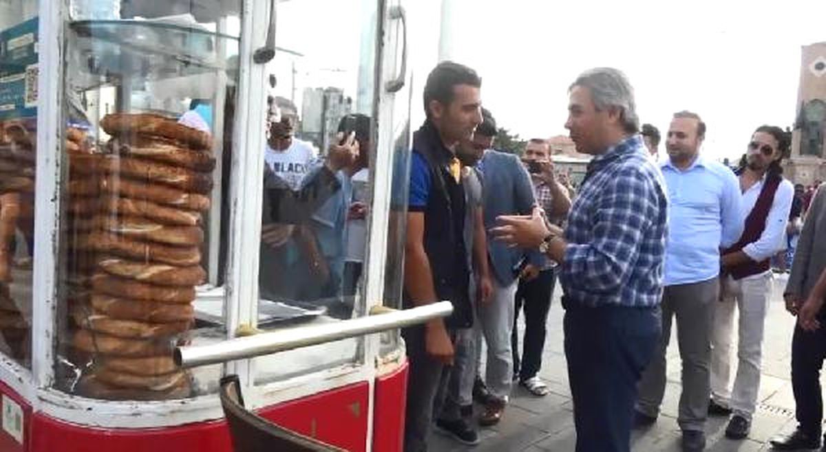 Beyoğlu Belediye Başkanı O Simitçiyi Ziyaret Etti
