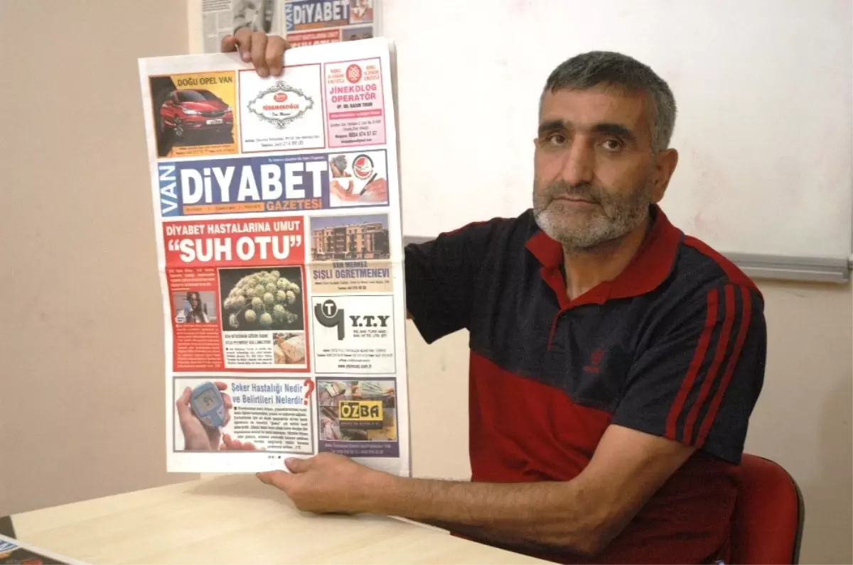 Diyabet Hastası Gazeteciden \'Diyabet\' Gazetesi