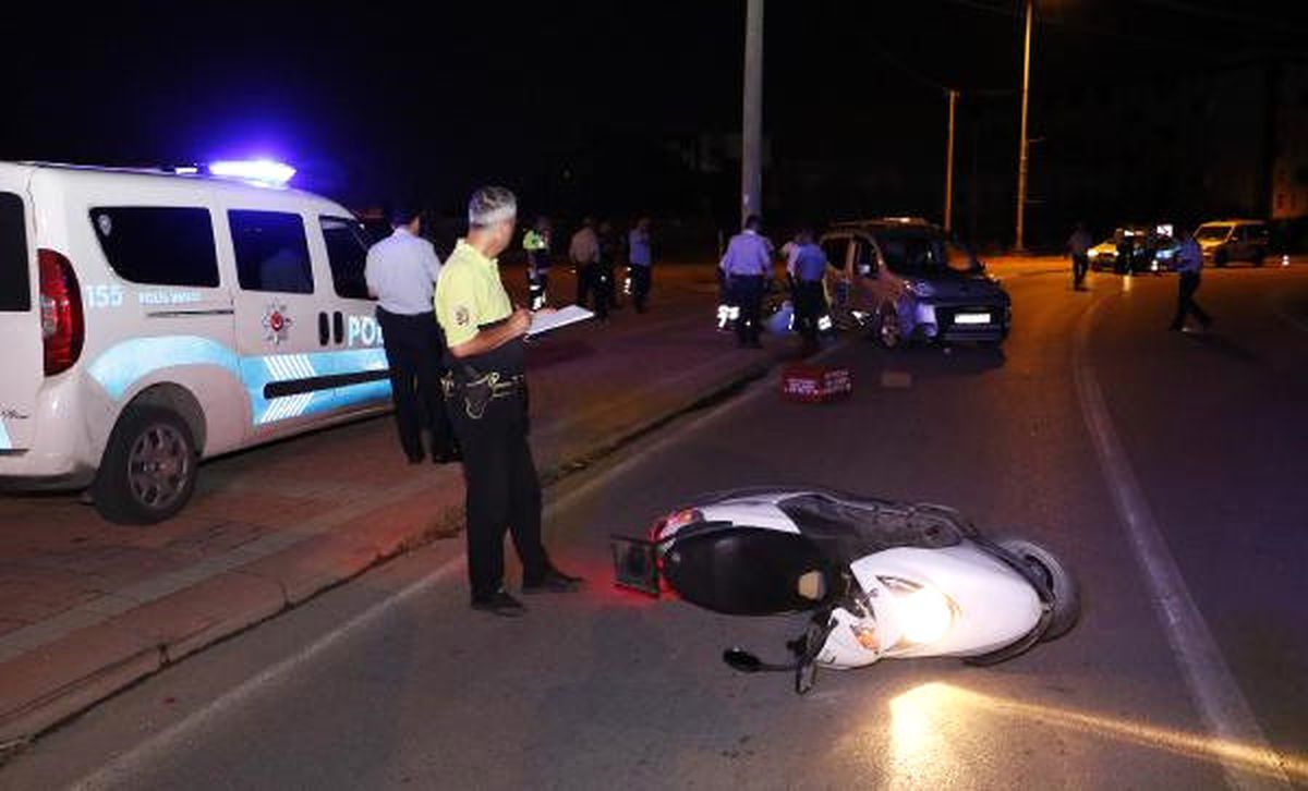 Kasksız Motokurye Kazada Öldü