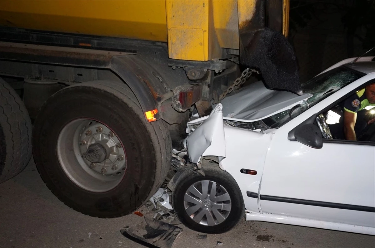 Keşan\'da Trafik Kazası: 1 Yaralı