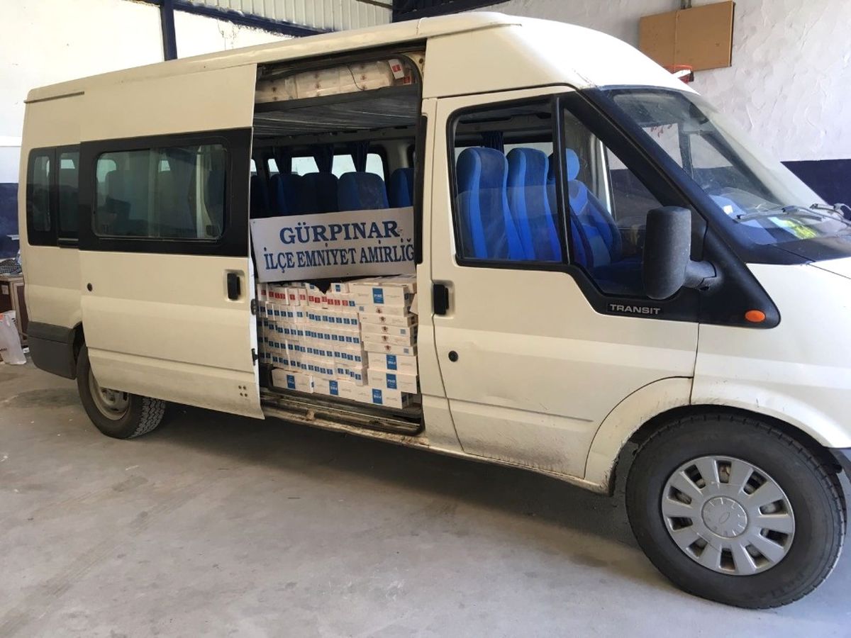 Van\'da Kaçak Sigara Operasyonu