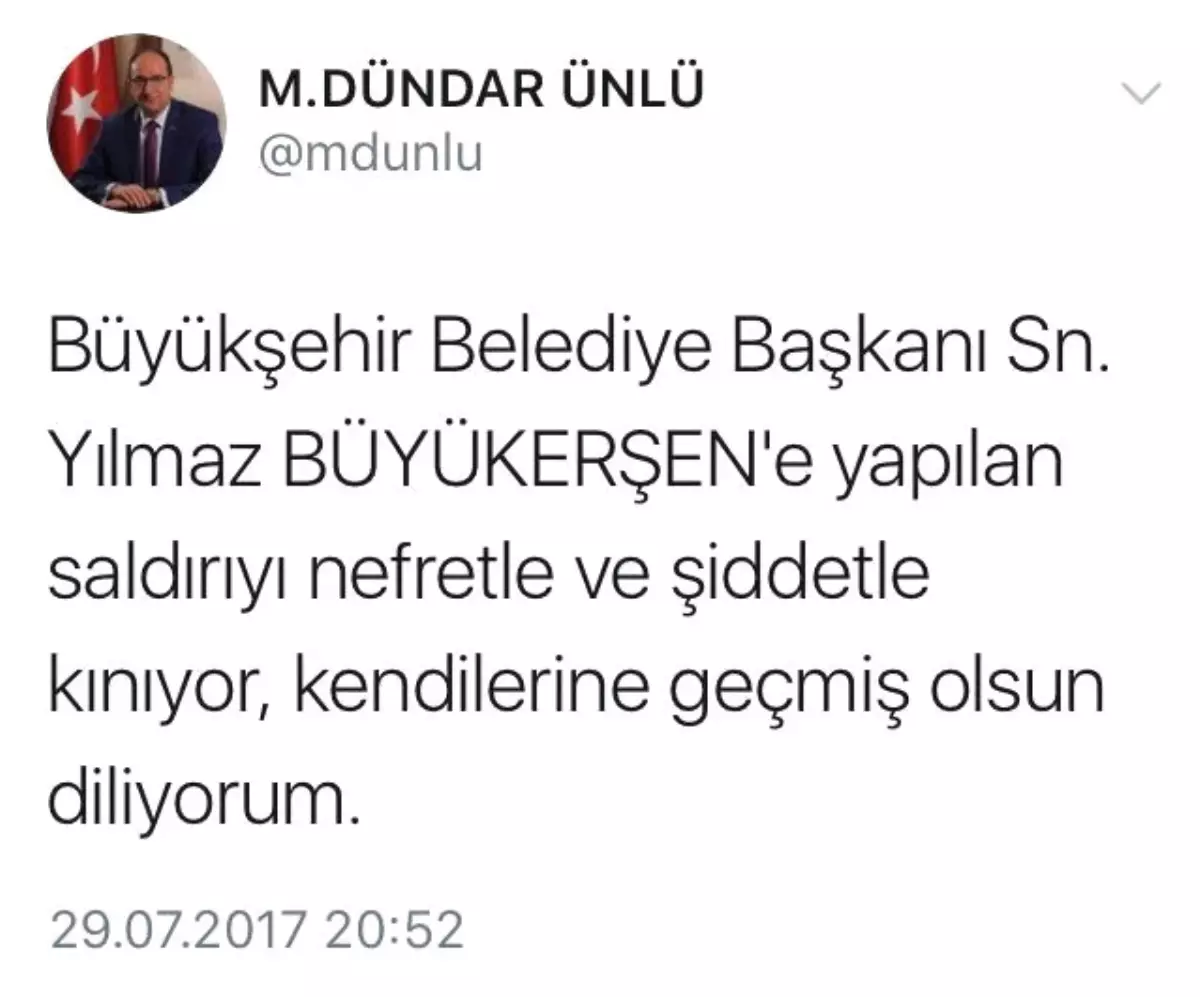 Büyükerşen\'e Yapılan Saldırıya AK Parti\'den Kınama Geldi