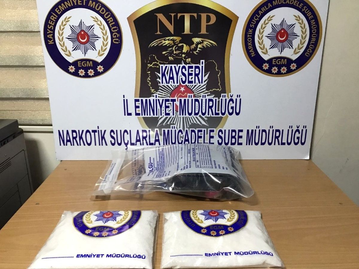 Kayseri\'de 2 Kilo Metamfetamin Ele Geçirildi