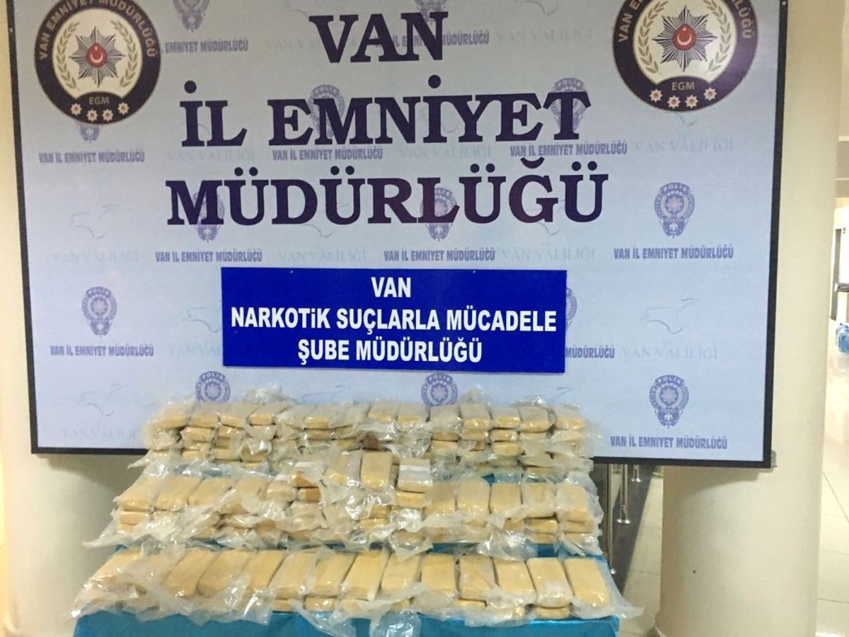 Van\'da 78 Kilo Eroin Ele Geçirildi