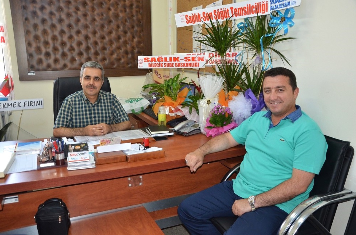 Başkan Bakıcı Yeni Hastane Müdürüne \'Hayırlı Olsun\' Ziyaretinde Bulundu