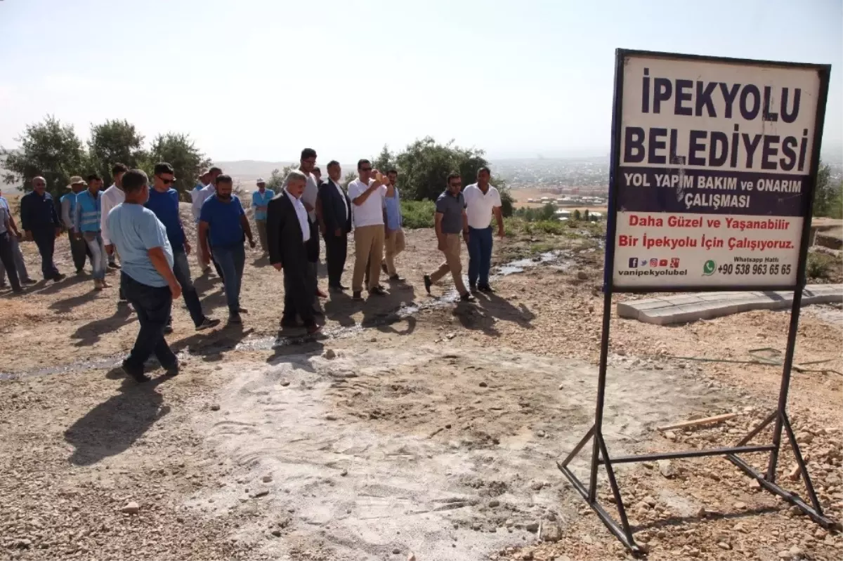 İpekyolu Belediyesinden Yol Yapım ve Asfaltlama Çalışması