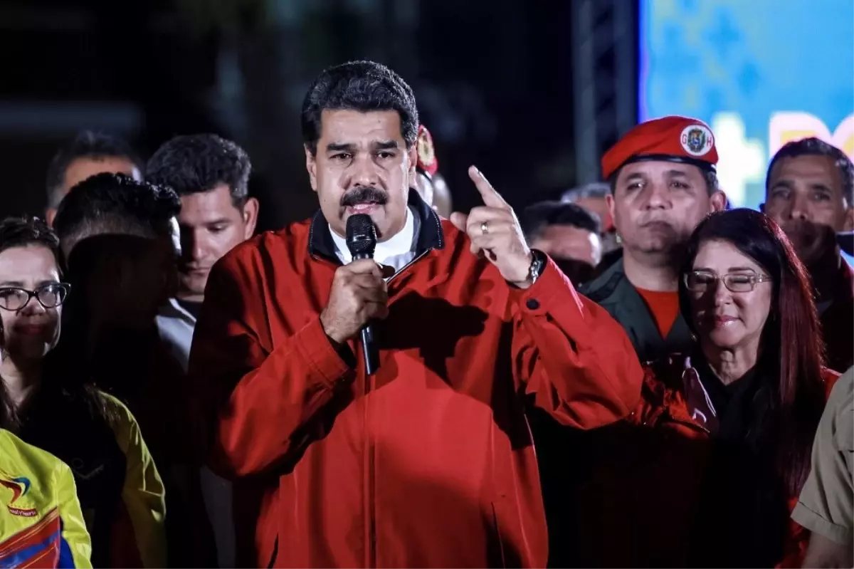 Venezuela Devlet Başkanı Maduro, ABD\'nin Yaptırımlar Listesine Alındı