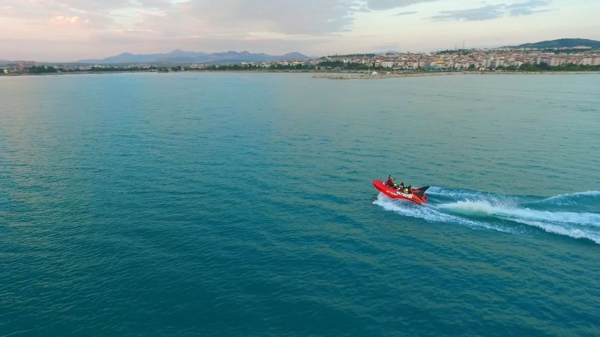 Beyşehir Gölü\'nde Jetboat Heyecanı