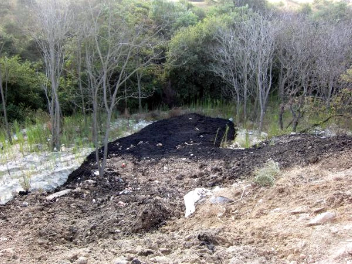 Çerkezköy\'de Doğaya Kimyasal Atık Gömen 2 Kişi Yakalandı