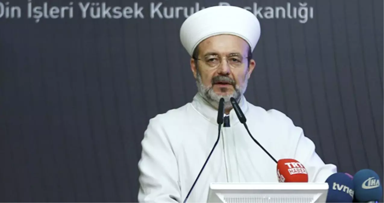 Veda Konuşması Yapan Mehmet Görmez, Yeni Diyanet\'in Vazifesini Açıkladı