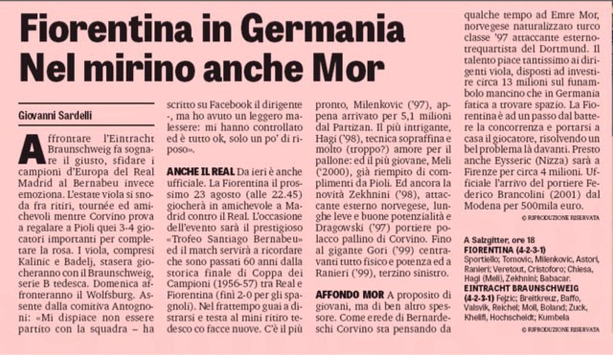 Fiorentina\'nın Hedefinde Emre Mor Var