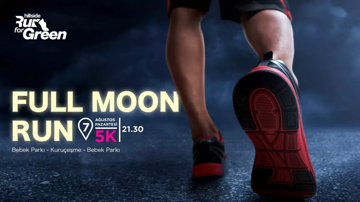 Hillside ile "Full Moon Run" Bebek Parkı\'nda Koşuluyor