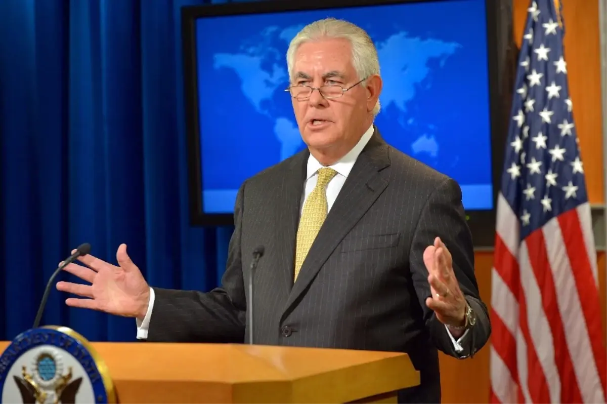 ABD Dışişleri Bakanı Tillerson: "Trump, Rusya Yaptırımlarından Memnun Değil"