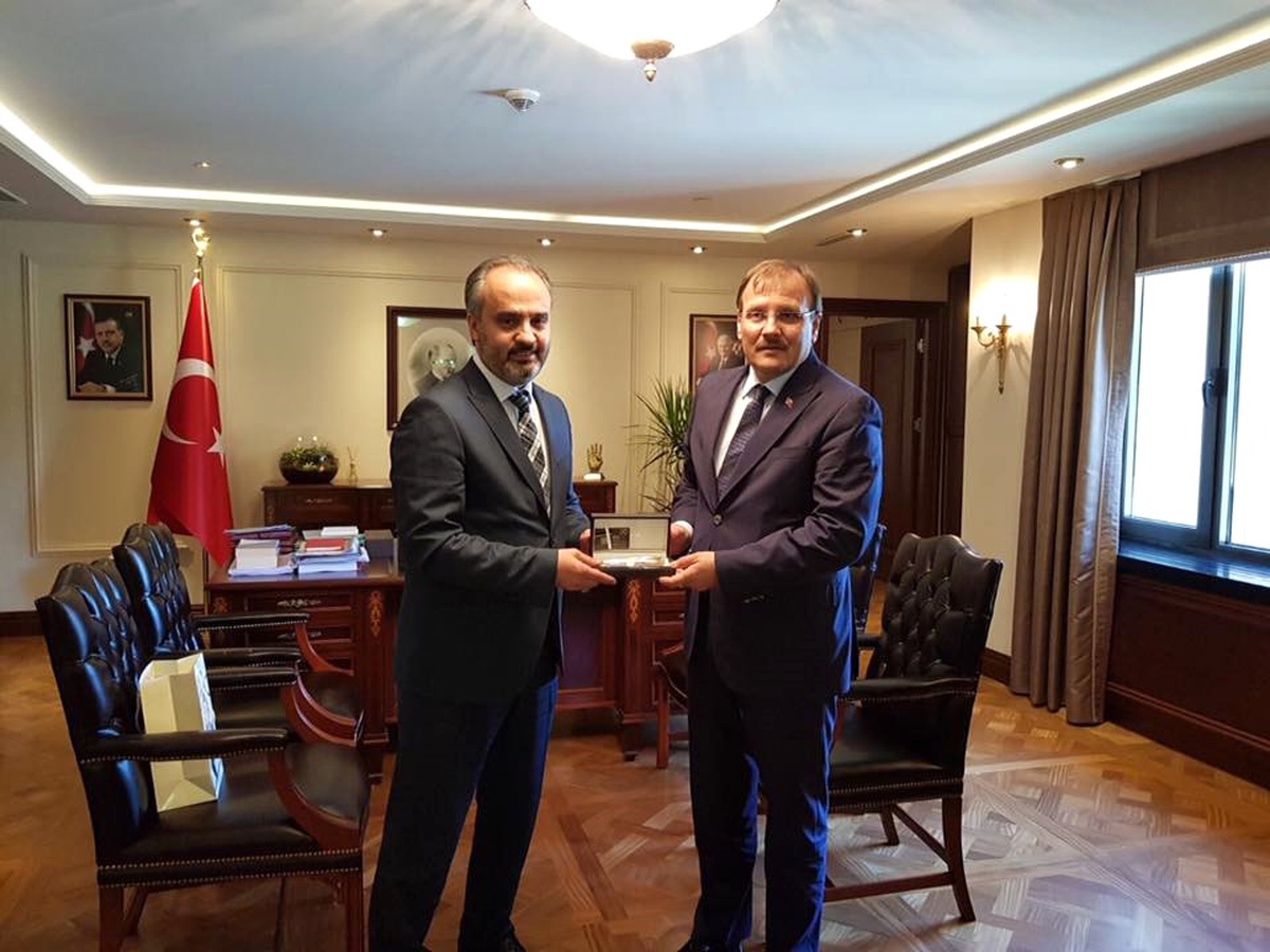 Aktaş\'tan Çavuşoğlu\'na Hayırlı Olsun Ziyareti