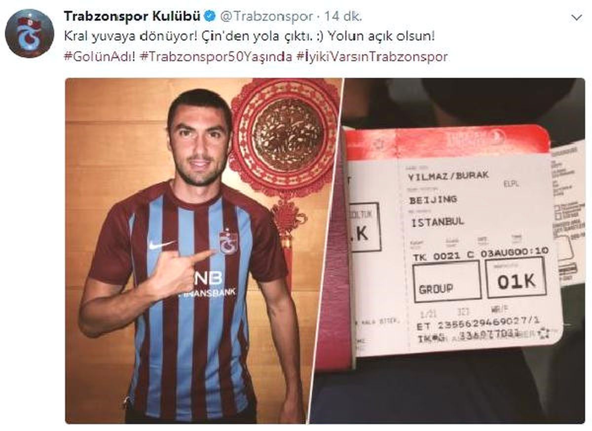 Burak Yılmaz Türkiye\'ye Geliyor