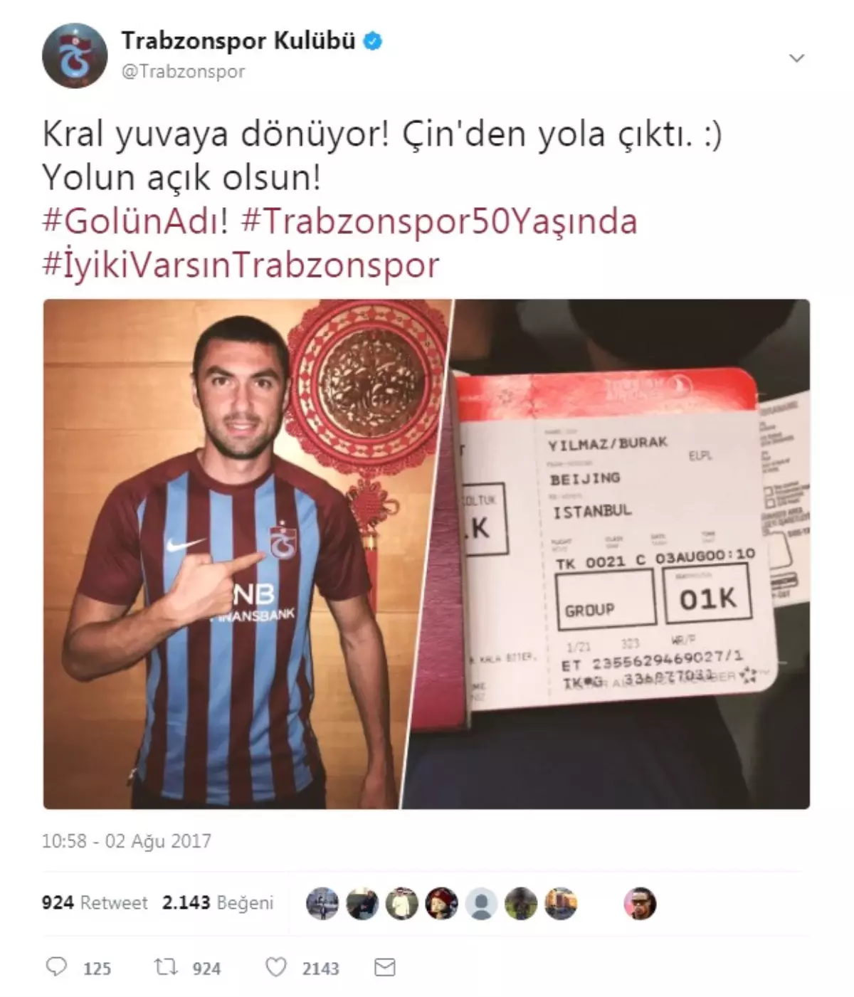 Burak Yılmaz Yola Çıktı Geliyor