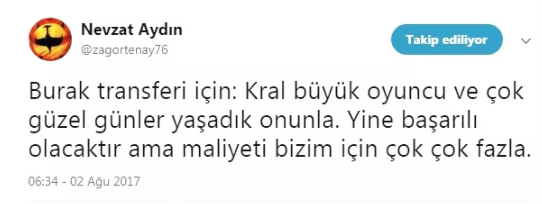 Nevzat Aydın\'dan Burak Yılma Eleştirisi