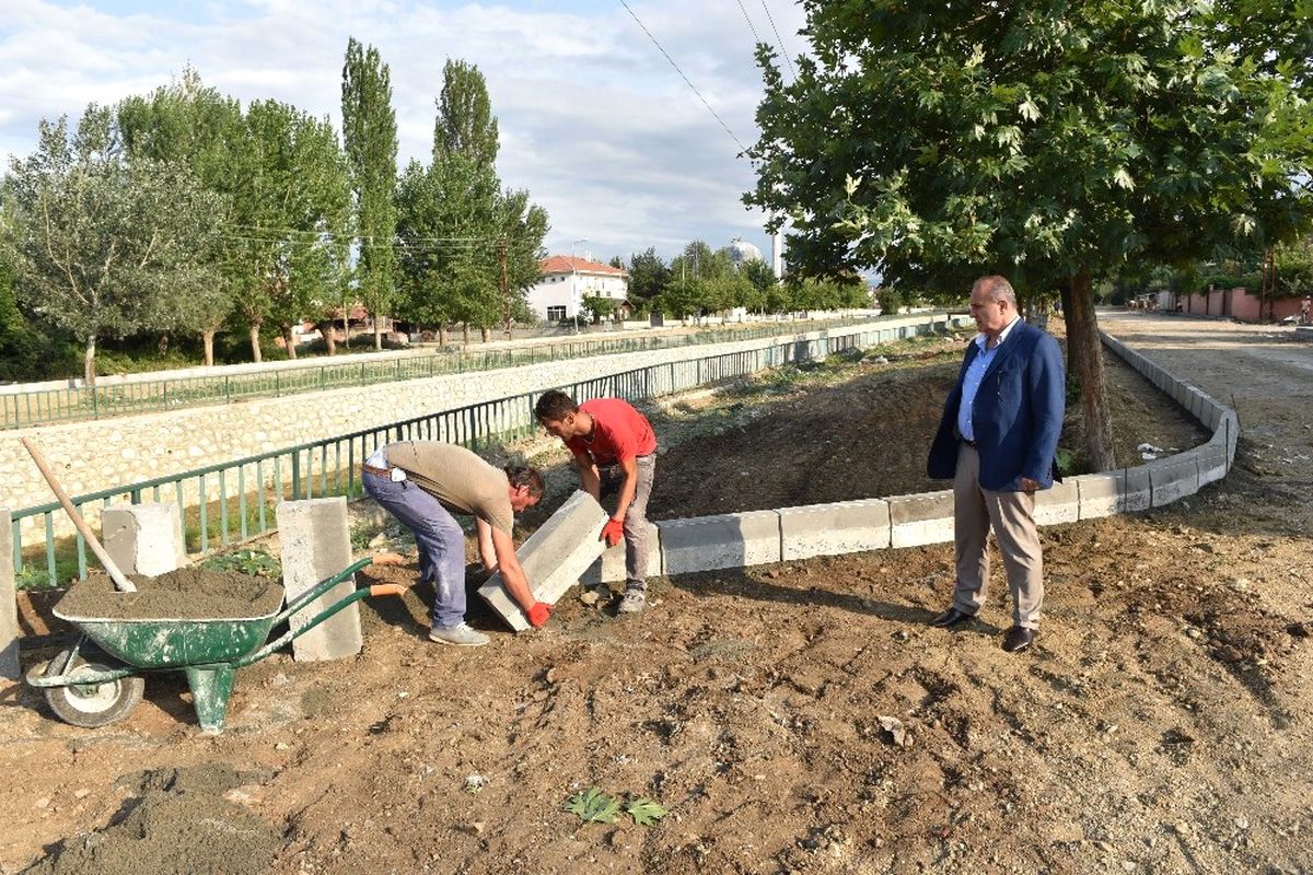 Taşköprü\'de Bisiklet Yolu Çalışmalarında Sona Gelindi