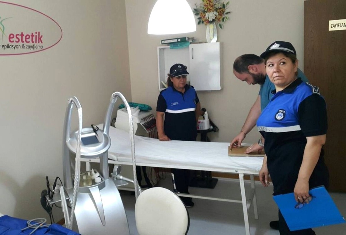 Alaşehir Zabıtasından Güzellik Salonlarına Denetim
