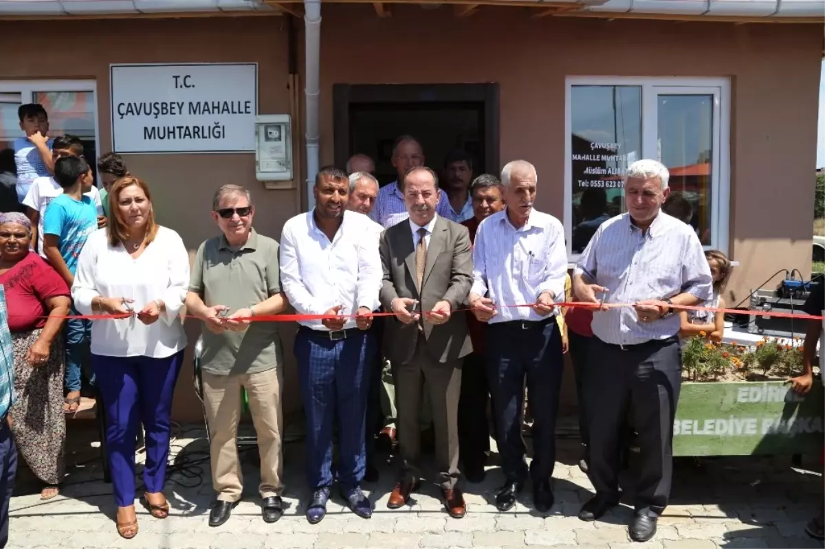 Çavuşbey Mahalle Muhtarlığı Binası Törenle Açıldı