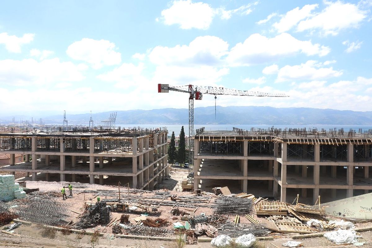 Kampüs İnşaatında İki Blok Tamamlandı