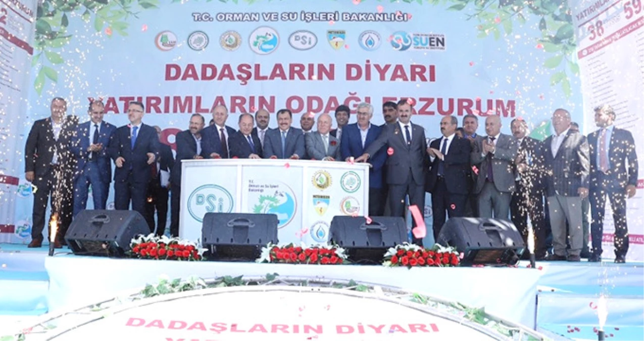 Bakan Eroğlu Törende Beddua Etti, Vatandaş Hep Bir Ağızdan "Amin" Dedi