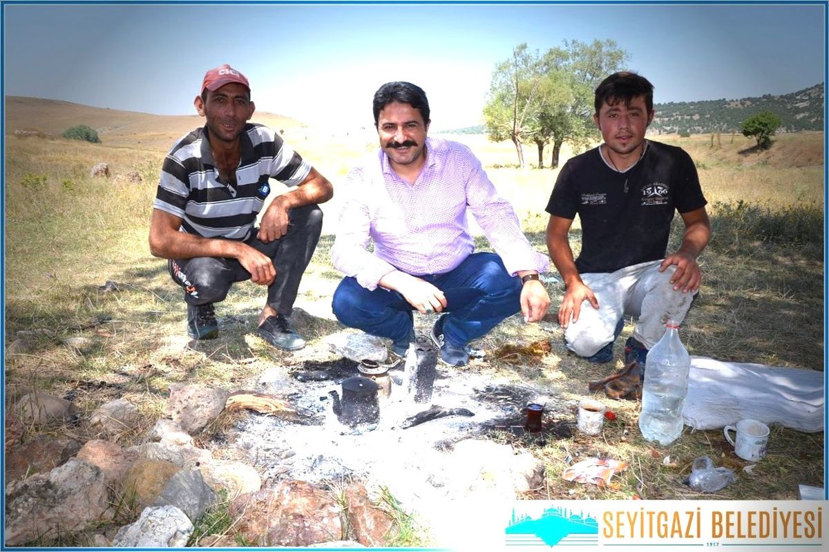Başkan Kalın, Çobanların Misafiri Oldu