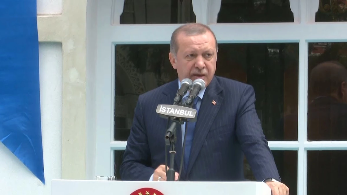 Cumhurbaşkanı Erdoğan, Yıldız Hamidiye Camisini İbadete Açtı
